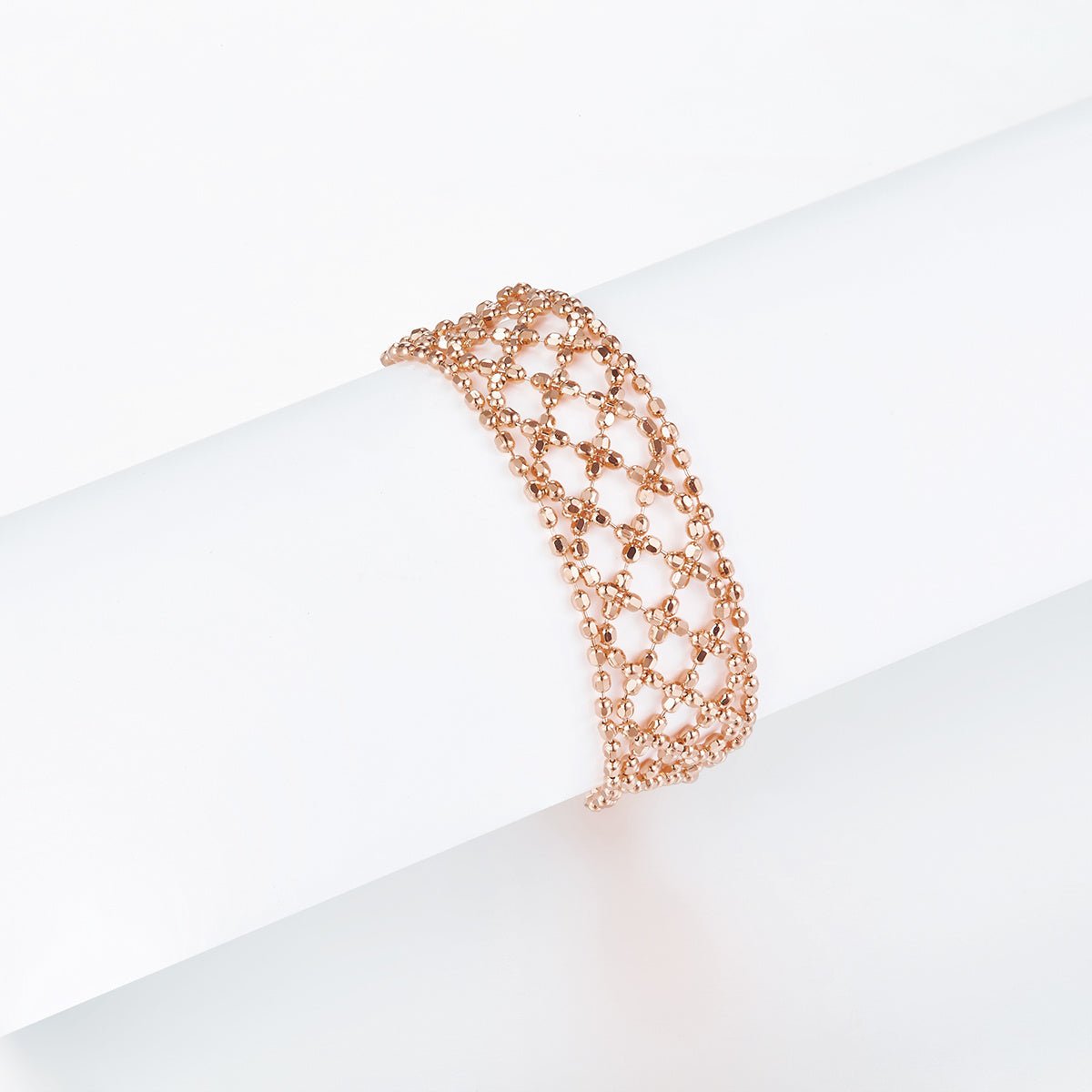 Bague Fleur Creuse en Argent Sterling S925 0,8 g Largeur 8,3 mm Ajustable - IVOIRART.COM