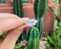 Bague Géométrique Rectangulaire en Zircone Cubique pour Femmes Élégantes - IVOIRART.COM