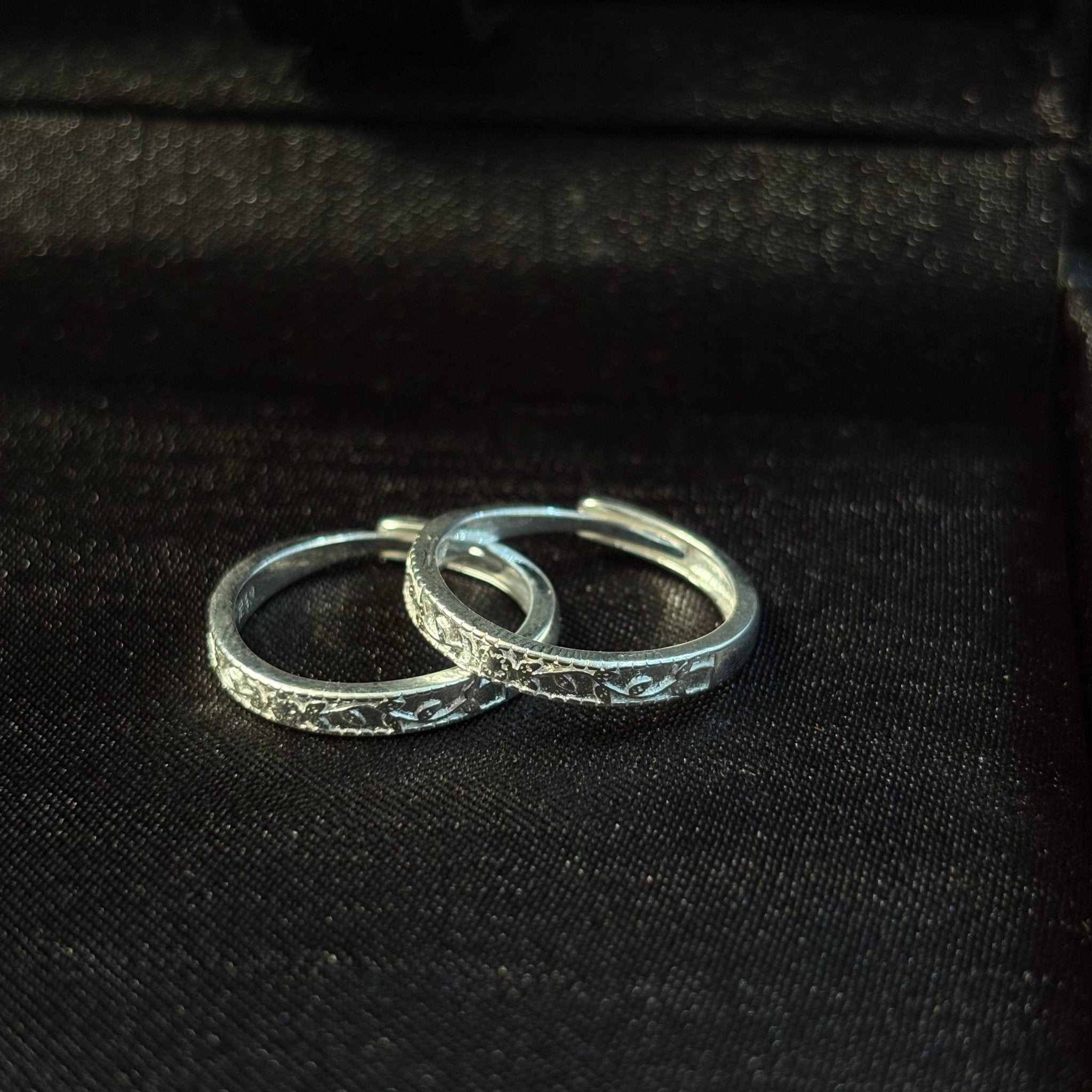 Bague motif gravé en argent sterling 999, style rétro et chinois traditionnel, idéale pour usage quotidien, rendez-vous et cadeau de Saint-Valentin - IVOIRART.COM