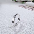 Bague Ouverte Effet Œil de Chat en Argent Sterling 999, Style Minimaliste & Élégant, Parfaite pour le Quotidien, les Rendez-vous et Cadeaux, Idéal Cadeau de Saint-Valentin - IVOIRART.COM