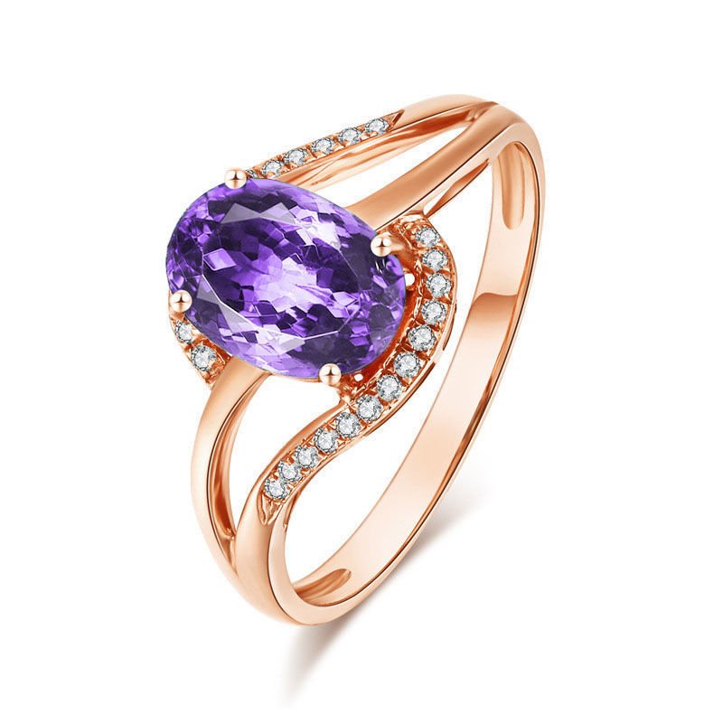 Bague Sophistiquée Haut de Gamme en Plaqué Or Rose 18 carats pour Femme Élégante - IVOIRART.COM