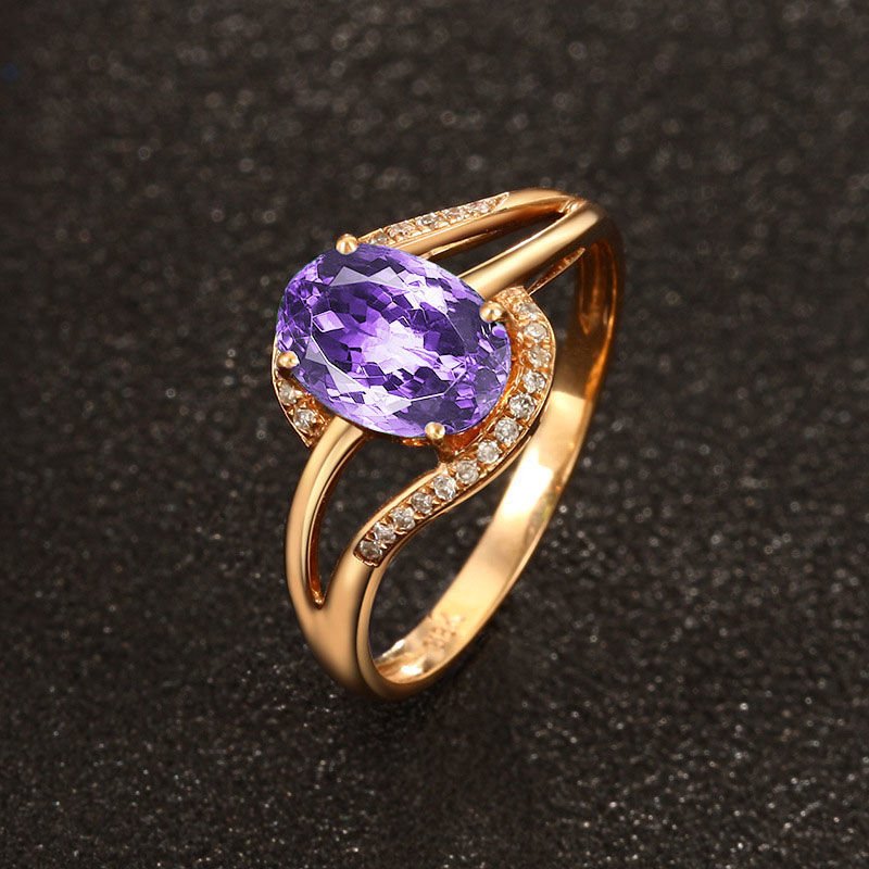 Bague Sophistiquée Haut de Gamme en Plaqué Or Rose 18 carats pour Femme Élégante - IVOIRART.COM