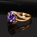 Bague Sophistiquée Haut de Gamme en Plaqué Or Rose 18 carats pour Femme Élégante - IVOIRART.COM