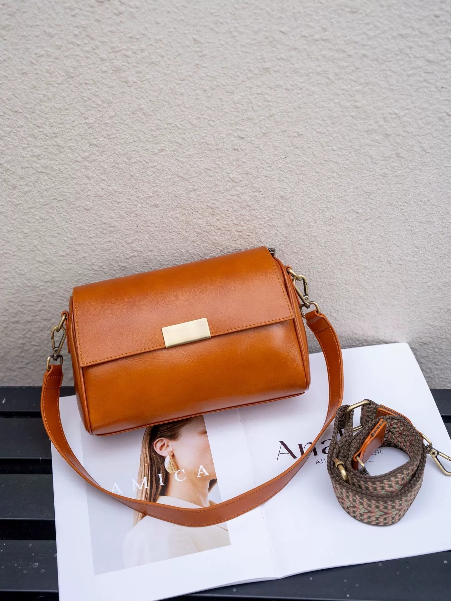Baidi Leather Sac Femme 2025 Cuir Véritable Top-Grain Crossbody Sac Élégant Chic - IVOIRART.COM