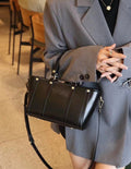 Baidie Leather Women's First Layer Cowhide Large Capacity Shoulder Tote Bag Plus - IVOIRART.COM