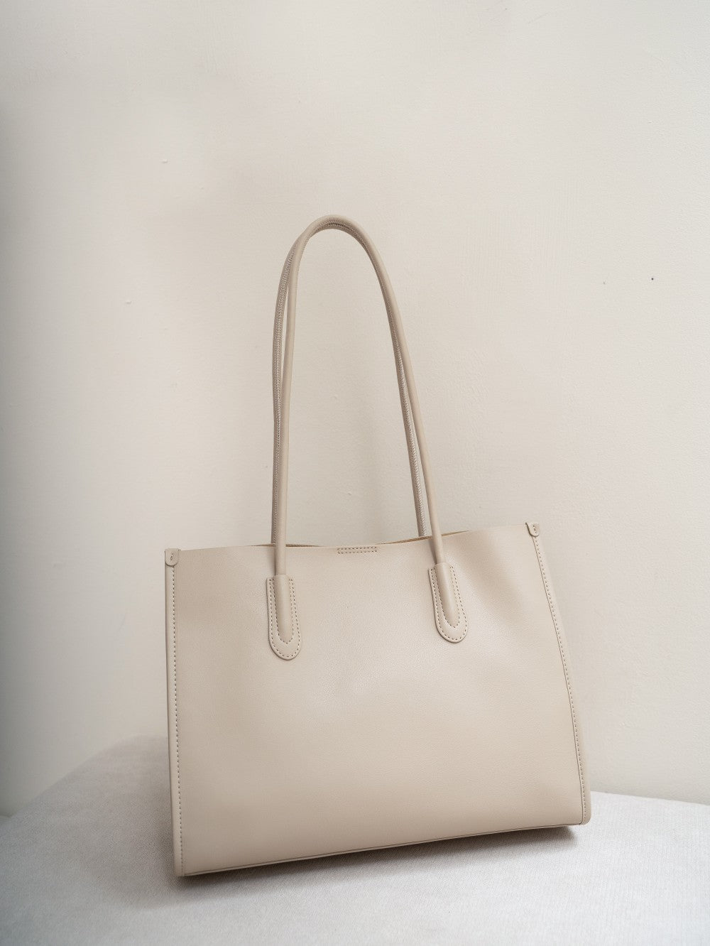 Baidii Sac en Cuir Femme 2025 - Cabas grand format en cuir de vachette zippé pro - IVOIRART.COM