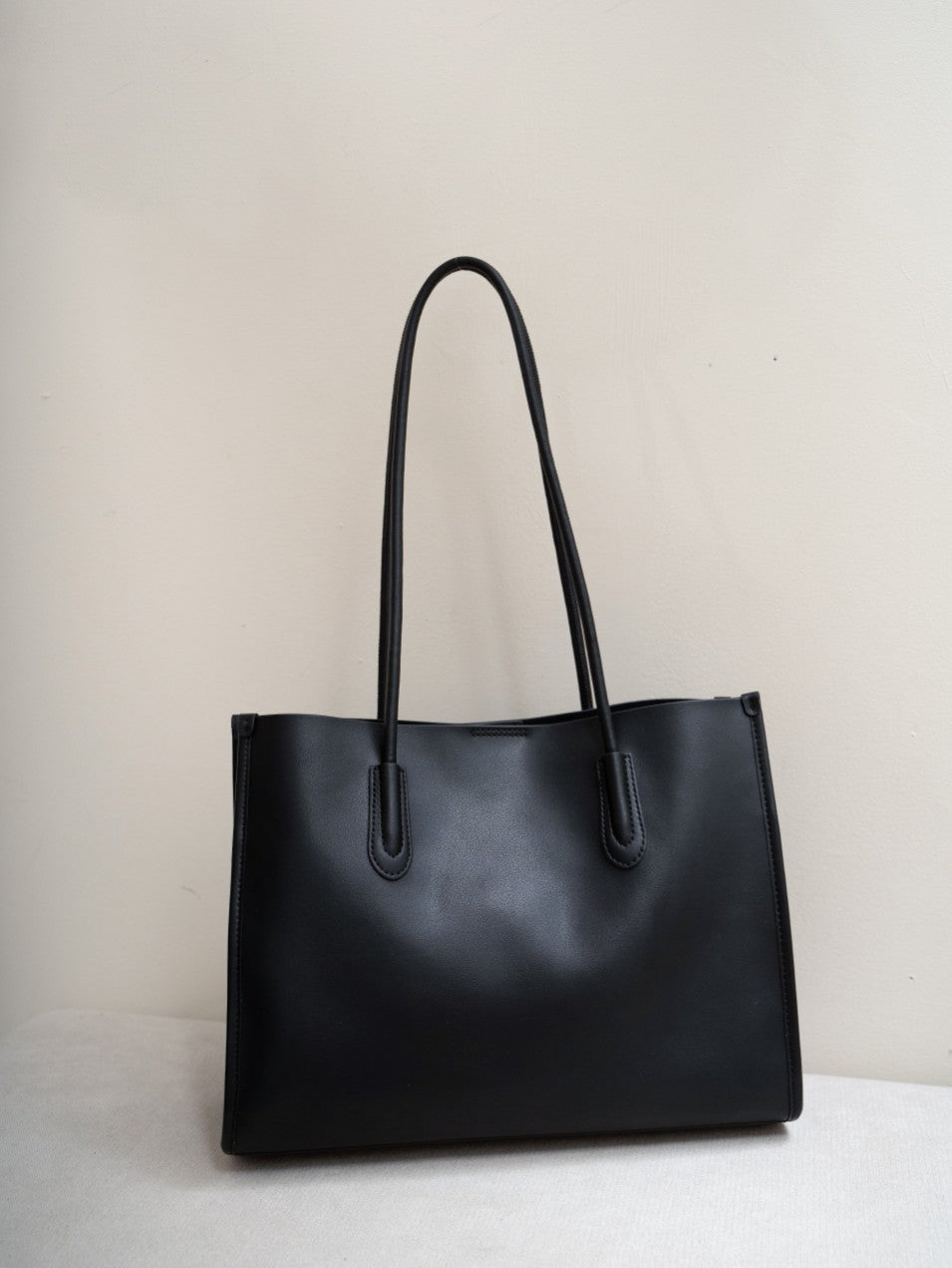 Baidii Sac en Cuir Femme 2025 - Cabas grand format en cuir de vachette zippé pro - IVOIRART.COM
