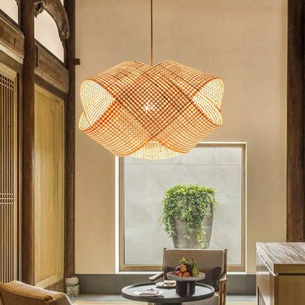 Bamboo Woven Bamboo Lamp Creative Decorative Chandelier - IVOIRART.COM