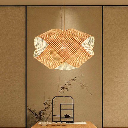 Bamboo Woven Bamboo Lamp Creative Decorative Chandelier - IVOIRART.COM