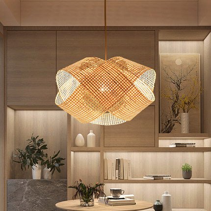 Bamboo Woven Bamboo Lamp Creative Decorative Chandelier - IVOIRART.COM