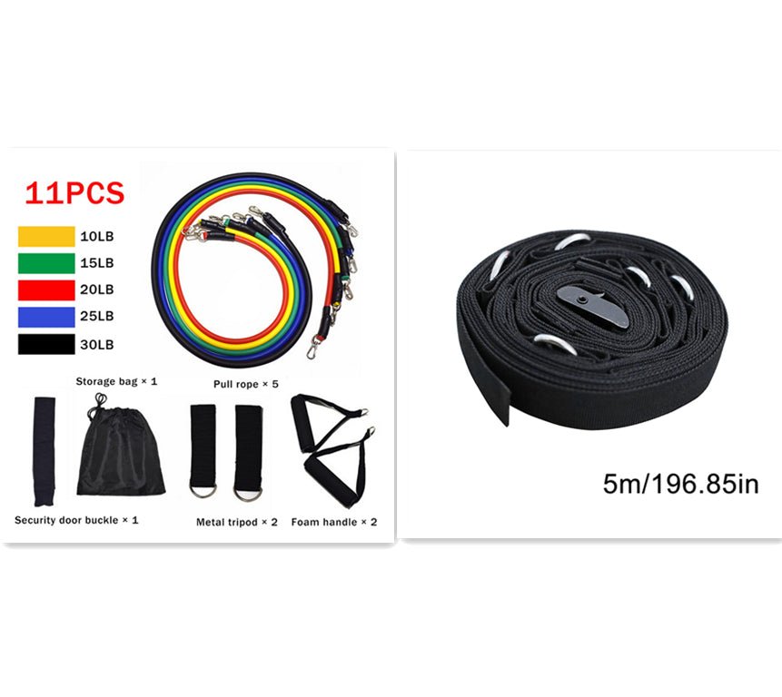 Bande de Résistance Élastique Fitness Rally - Ensemble Complet et Durable - IVOIRART.COM