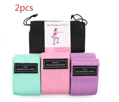 Bande de résistance tressée élastique pour yoga, squats et entraînement fitness - IVOIRART.COM