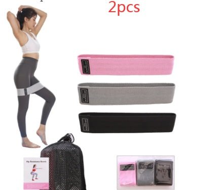 Bande de résistance tressée élastique pour yoga, squats et entraînement fitness - IVOIRART.COM