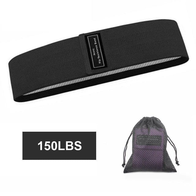Bande de résistance tressée élastique pour yoga, squats et entraînement fitness - IVOIRART.COM