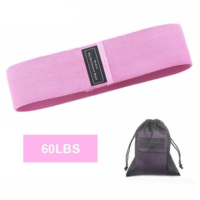Bande de résistance tressée élastique pour yoga, squats et entraînement fitness - IVOIRART.COM