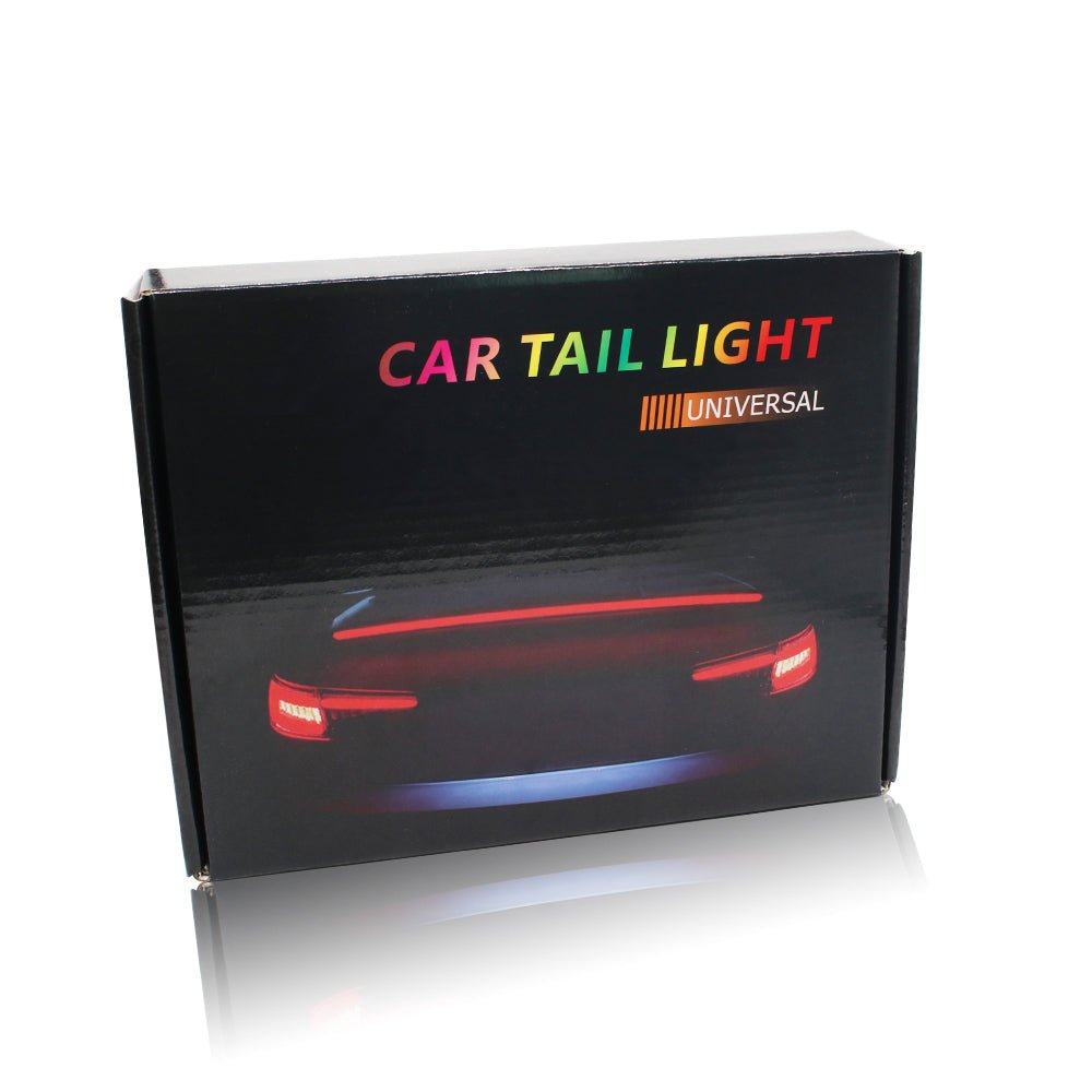 Bande lumineuse LED universelle pour coffre de voiture avec feux stop, feu arrière et clignotants intégrés - IVOIRART.COM
