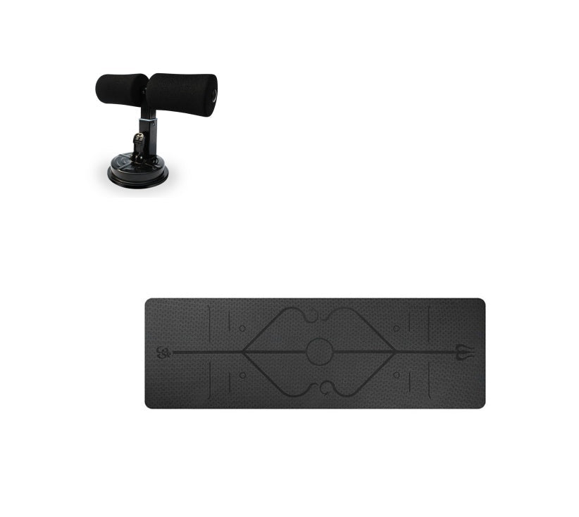Barre d'Appui pour Redressements Assis Compacte avec Ressort en Acier Durable - IVOIRART.COM