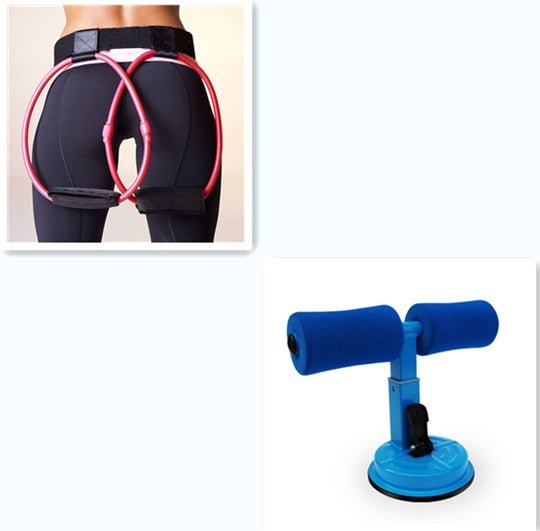 Barre d'Appui pour Redressements Assis Compacte avec Ressort en Acier Durable - IVOIRART.COM