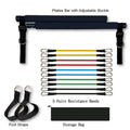 Barre portable de yoga, Pilates et fitness avec bandes élastiques de résistance - IVOIRART.COM