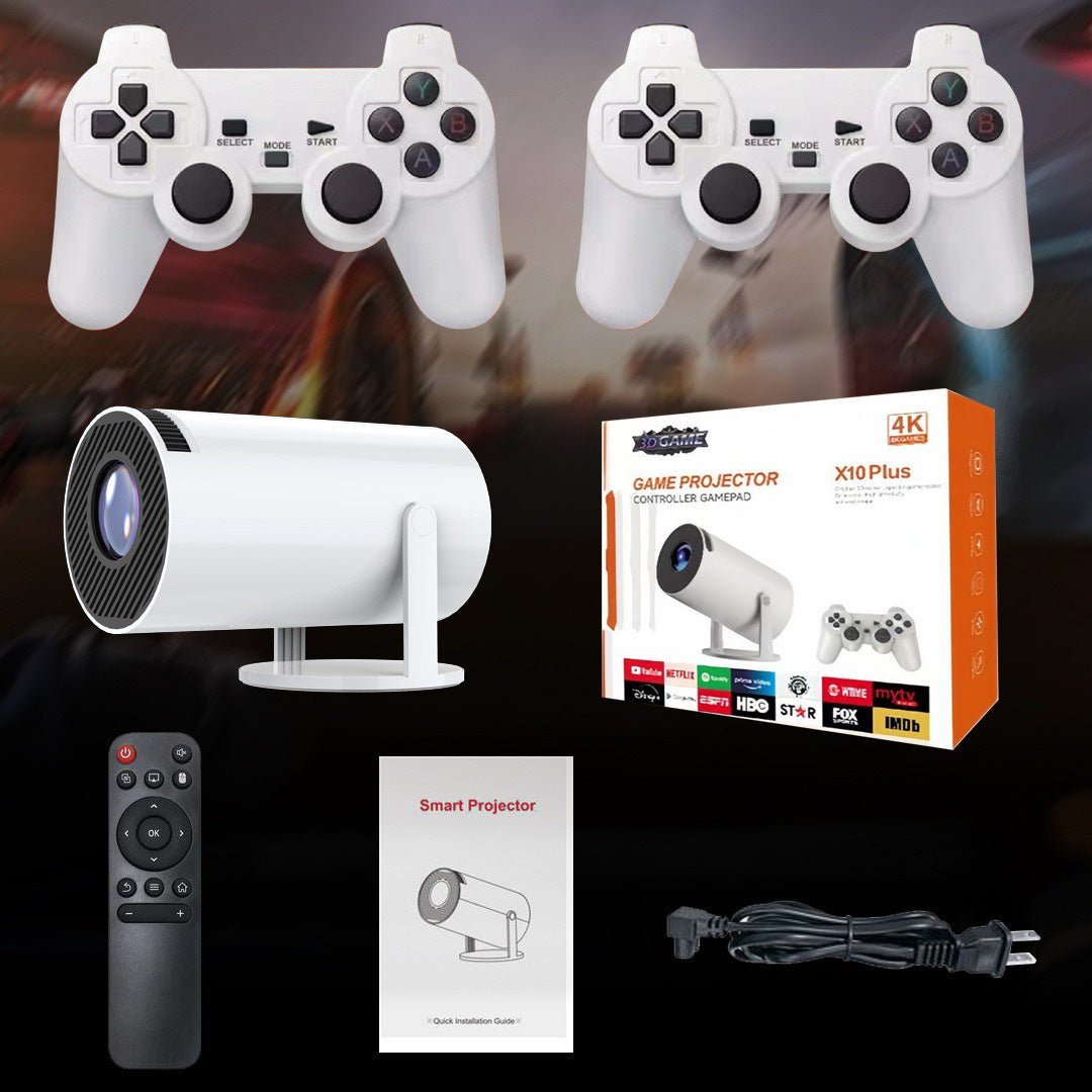 Barrel X10 PLUS Portable Home Smart Wall Projection Game Machine HD Projector - IVOIRART.COM