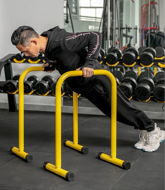 Barres parallèles mobiles pour gymnase, robustes et ergonomiques, dimensions 80x64x37,5 cm - IVOIRART.COM