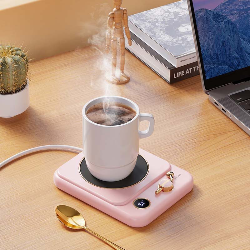 Base Isolante Chauffante pour Lait avec Affichage Numérique de Bureau - IVOIRART.COM