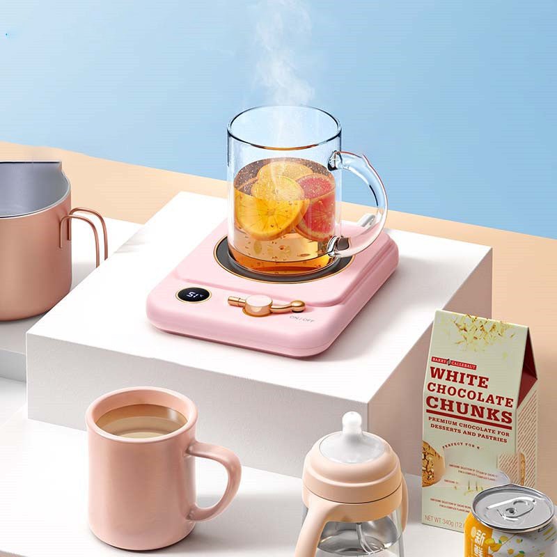 Base Isolante Chauffante pour Lait avec Affichage Numérique de Bureau - IVOIRART.COM