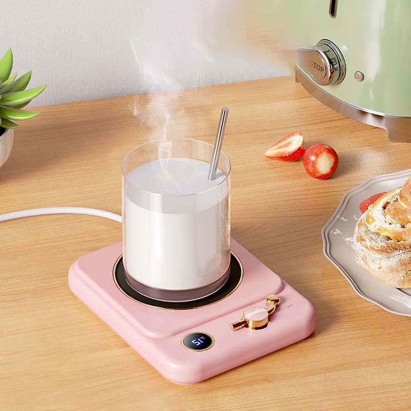 Base Isolante Chauffante pour Lait avec Affichage Numérique de Bureau - IVOIRART.COM