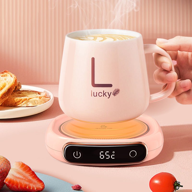 Base Isolante Chauffante pour Lait avec Affichage Numérique de Bureau - IVOIRART.COM