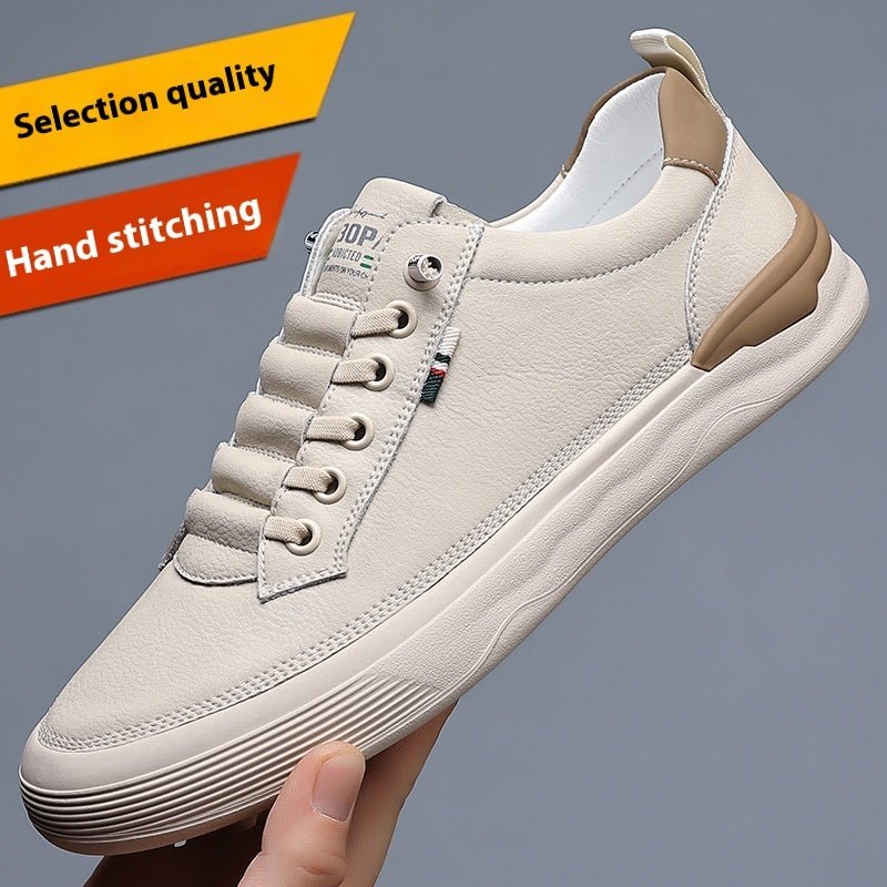 Baskets Homme Respirantes Semelle Souple Slip-on Casual Blanc MilkyWhite Edition - IVOIRART.COM