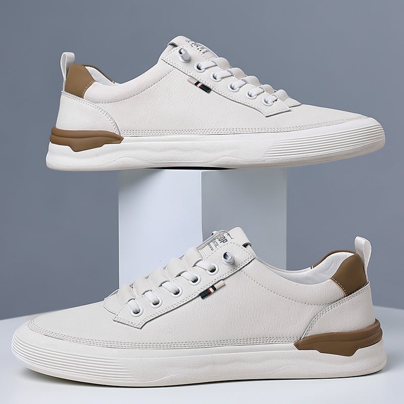 Baskets Homme Respirantes Semelle Souple Slip-on Casual Blanc MilkyWhite Edition - IVOIRART.COM