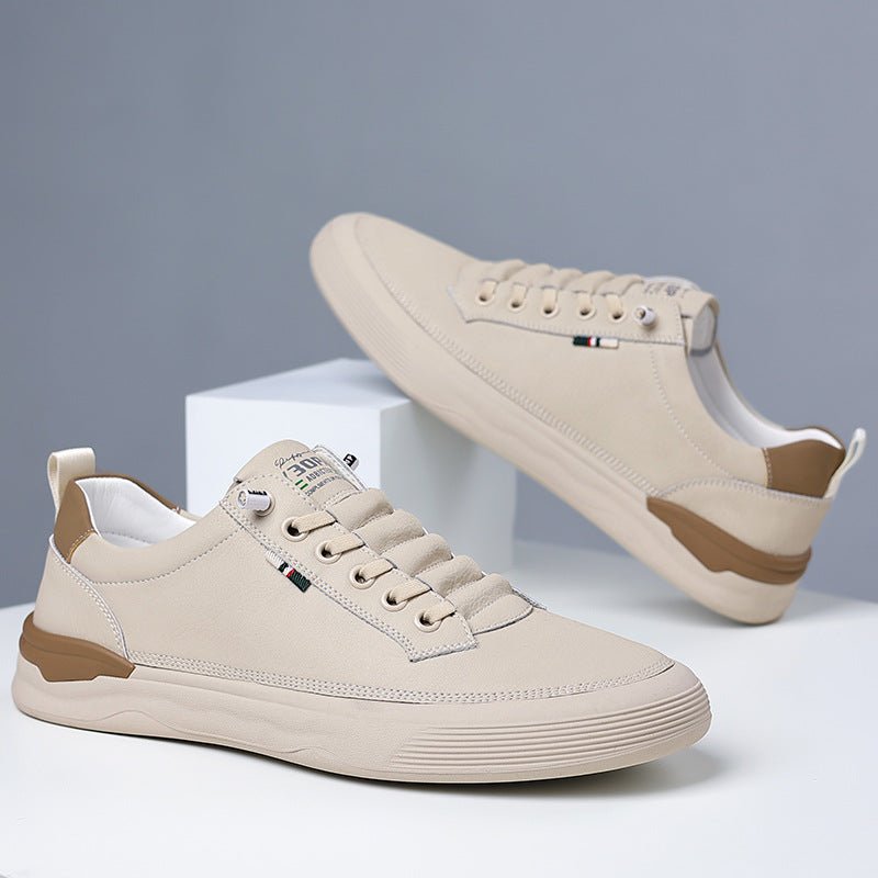 Baskets Homme Respirantes Semelle Souple Slip-on Casual Blanc MilkyWhite Edition - IVOIRART.COM
