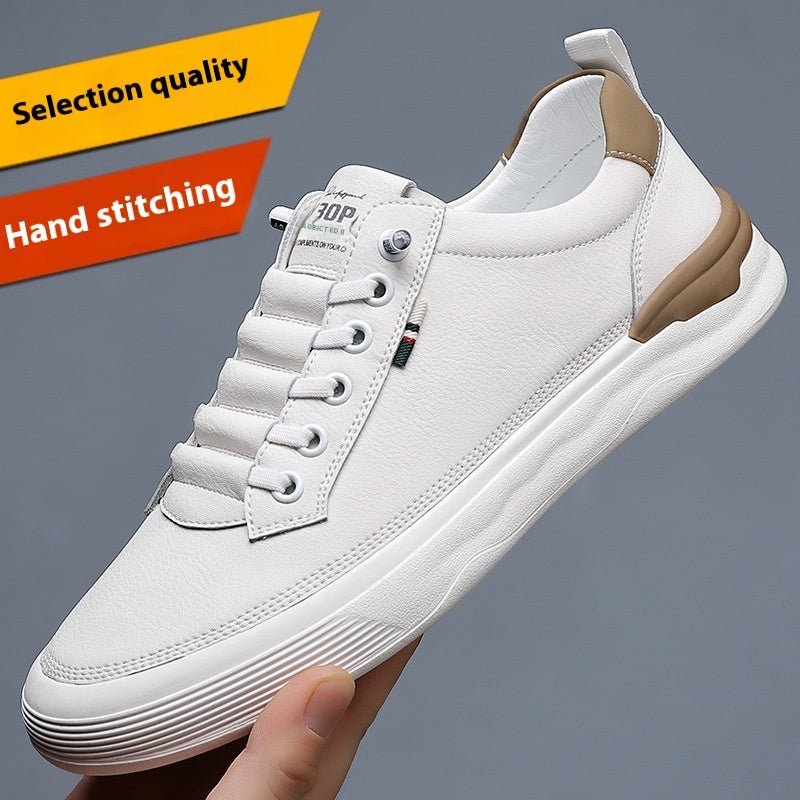 Baskets Homme Respirantes Semelle Souple Slip-on Casual Blanc MilkyWhite Edition - IVOIRART.COM