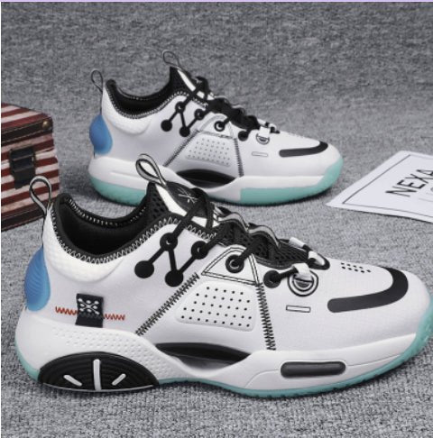 Baskets pour hommes couleur rose barbe à papa, style chaussures de basketball confortables - IVOIRART.COM