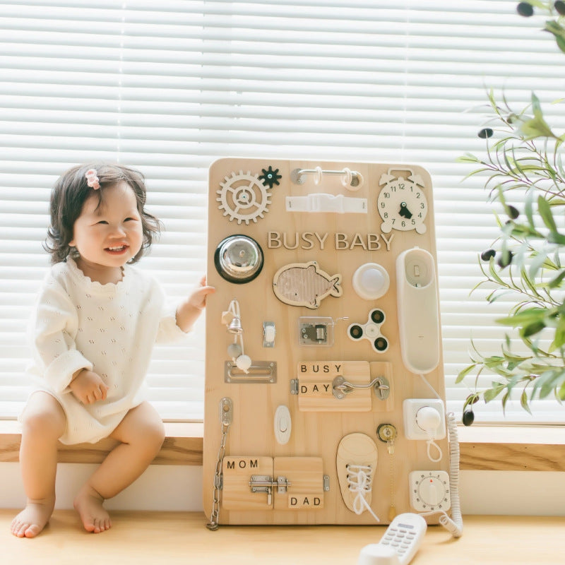 Jouets d'Éveil DIY en Bois pour Bébés, adaptées à 18 mois à 3 ans, mixte, 2 tailles