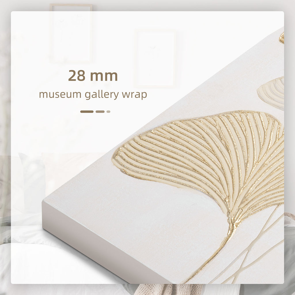 Art mural en toile peint à la main pour salon et chambre