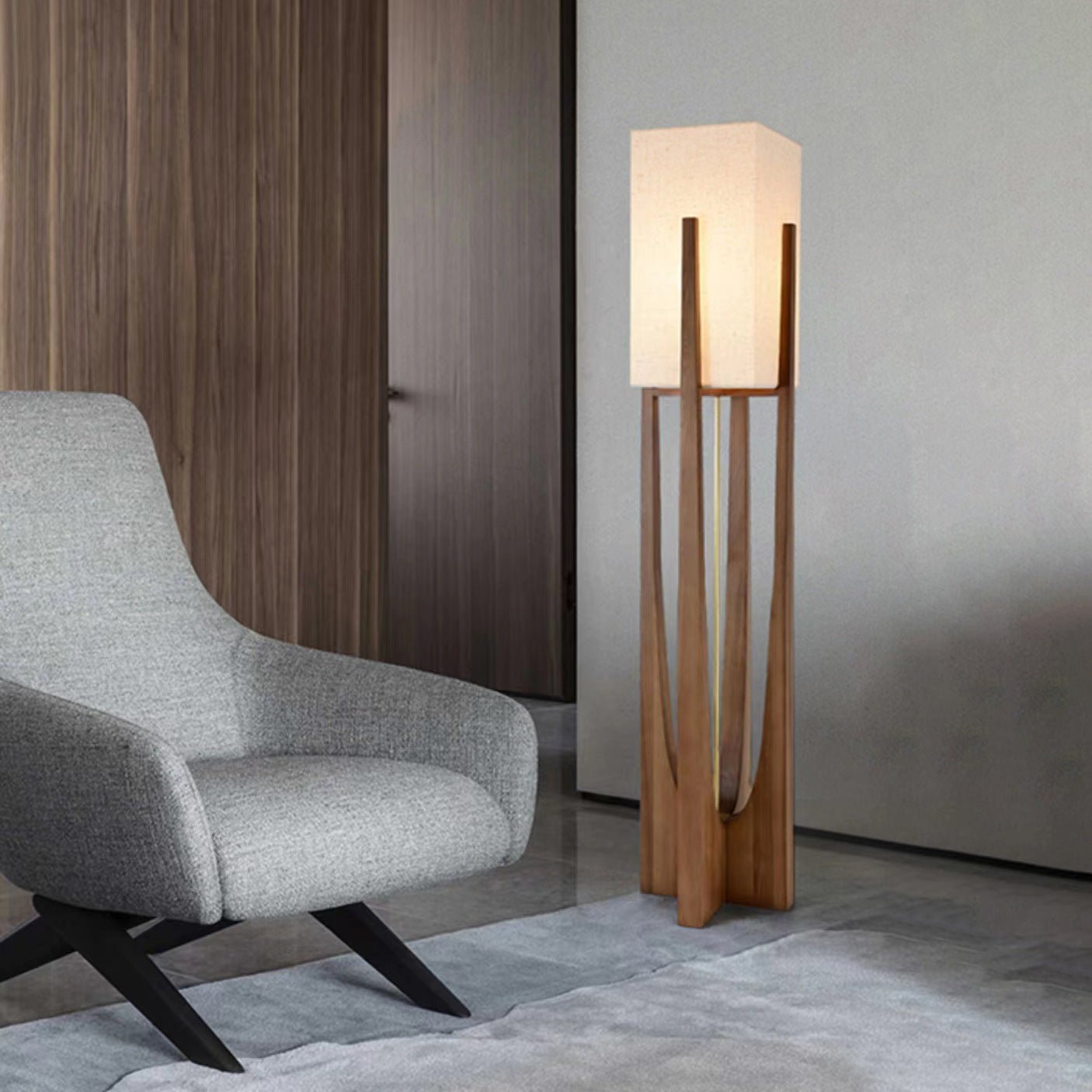 Bedroom Bedside Wooden Decorative Table Lamp - IVOIRART.COM