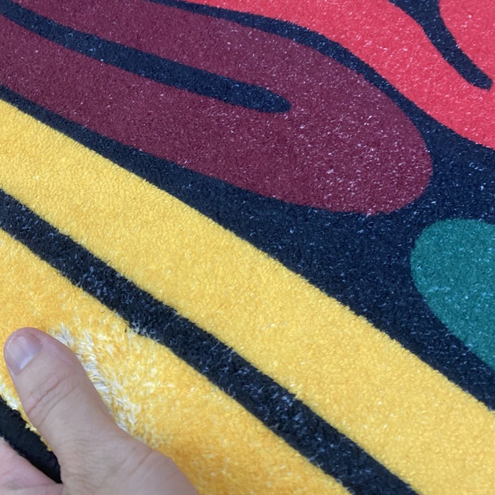 Bedroom Irregular Wool Living Room Carpet - IVOIRART.COM