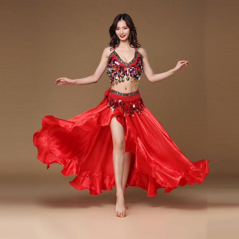 Belly Dance Sexy Performance New Indian Annual Meeting Stage Performance Costume - IVOIRART.COM