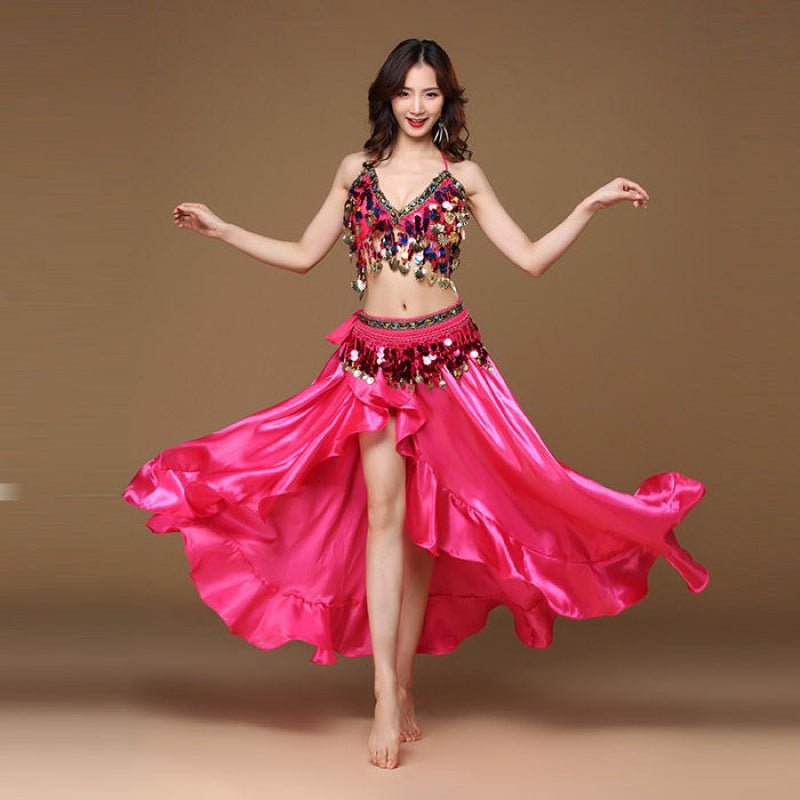 Belly Dance Sexy Performance New Indian Annual Meeting Stage Performance Costume - IVOIRART.COM