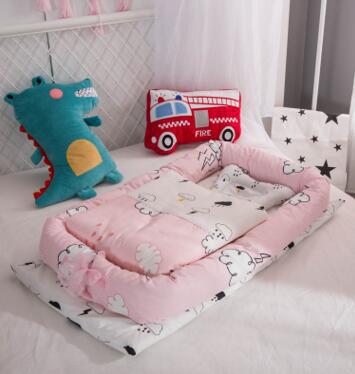 Berceau pliable portable anti-pressions pour nouveau-né, matelas bébé bionique - IVOIRART.COM