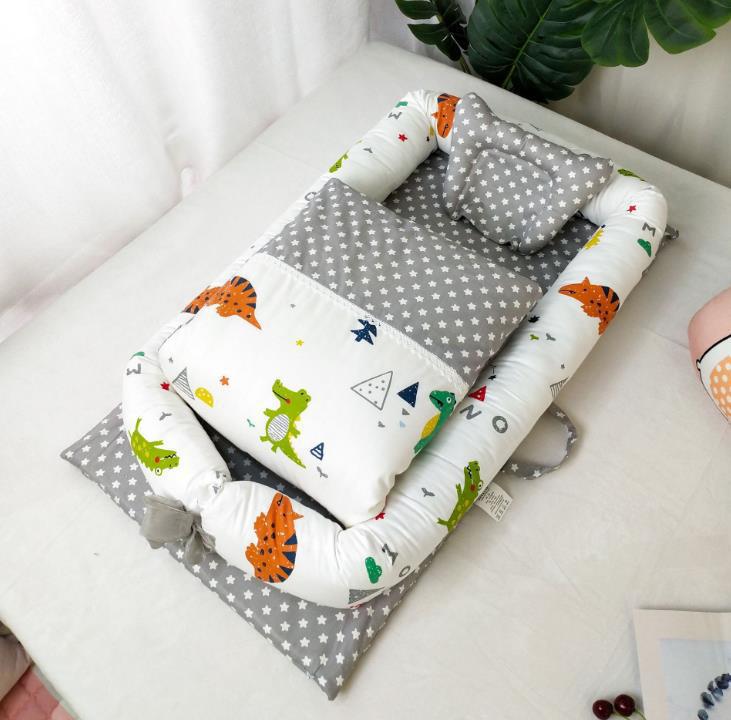 Berceau pliable portable anti-pressions pour nouveau-né, matelas bébé bionique - IVOIRART.COM