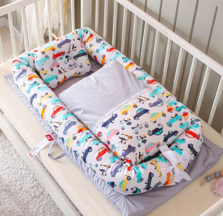 Berceau pliable portable anti-pressions pour nouveau-né, matelas bébé bionique - IVOIRART.COM