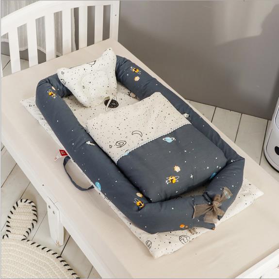 Berceau pliable portable anti-pressions pour nouveau-né, matelas bébé bionique - IVOIRART.COM