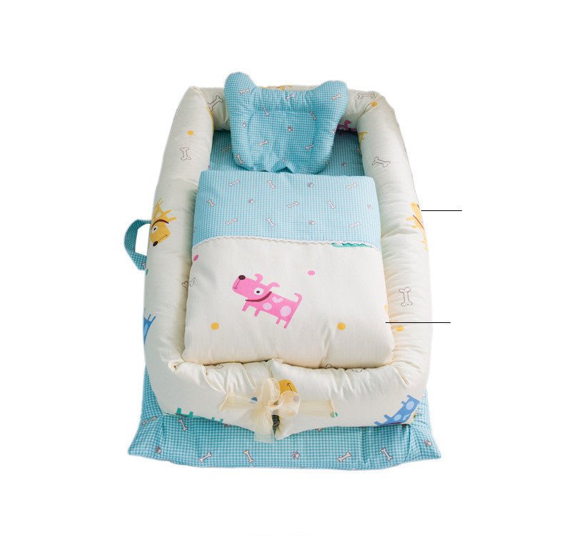 Berceau pliable portable anti-pressions pour nouveau-né, matelas bébé bionique - IVOIRART.COM