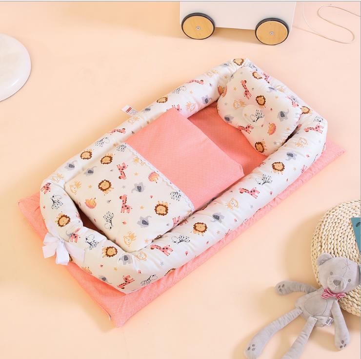 Berceau pliable portable anti-pressions pour nouveau-né, matelas bébé bionique - IVOIRART.COM
