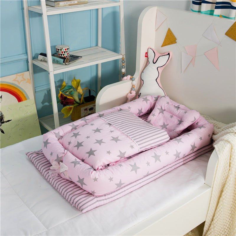 Berceau pliable portable anti-pressions pour nouveau-né, matelas bébé bionique - IVOIRART.COM
