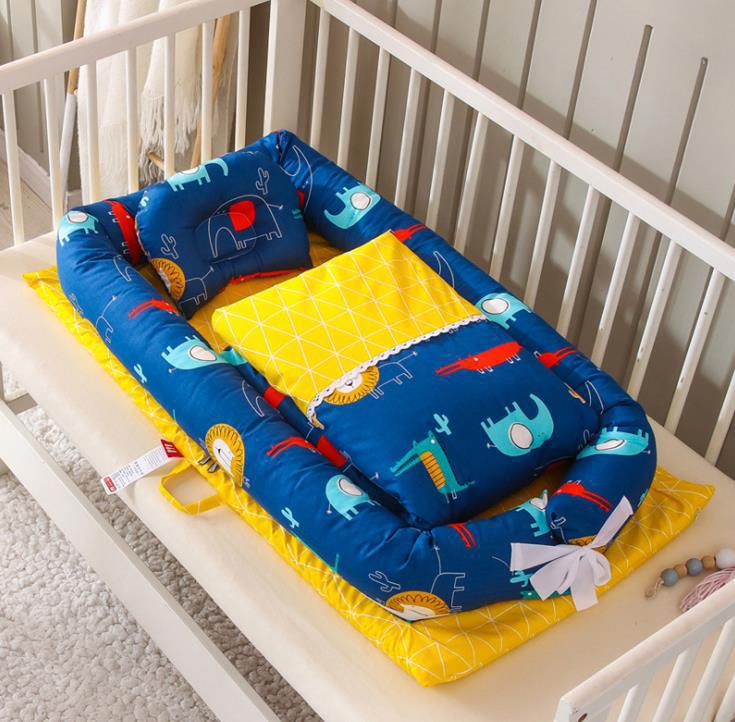 Berceau pliable portable anti-pressions pour nouveau-né, matelas bébé bionique - IVOIRART.COM