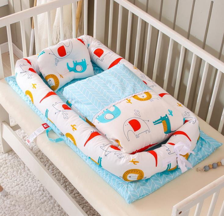 Berceau pliable portable anti-pressions pour nouveau-né, matelas bébé bionique - IVOIRART.COM
