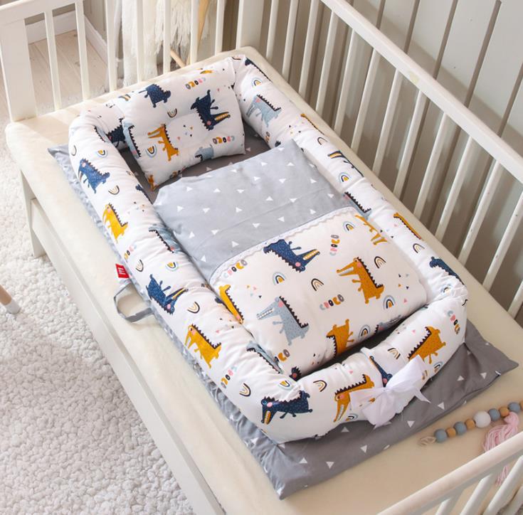 Berceau pliable portable anti-pressions pour nouveau-né, matelas bébé bionique - IVOIRART.COM